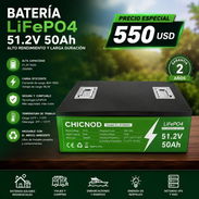 batería recargable CHICNOD LiFePO4 51.2V. SOLO MATANZAS 50Ah - Img 56526563