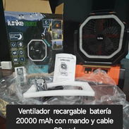 Ventilador recargable en el Mercadito - Img 55022671