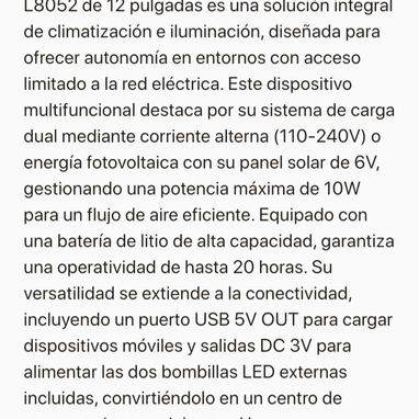 Ventilador recargable 3 en 1 - Img 117266758