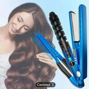 Set de plancha Titanium °C , rizador y peine - Img 51523748
