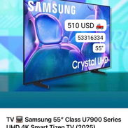 TELEVISOR SMART TV Samsung 55" Cla TVss U7900 Series UHD 4K - Img 55877783