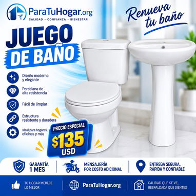 Juego de baño completo con herraje marca Rudenkov nuevo - 3/3