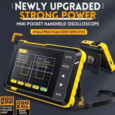 DSO152 Mini osciloscopio digital portátil última versión 2.5MSa/s 200KHz Ancho de banda analógico 800 VPP con salida PWM - Img 95171309