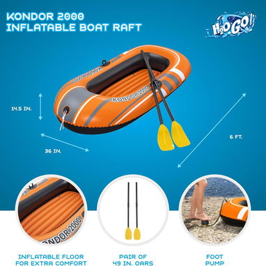 Bote Inflable Bestway 61062 Kondor 2000 - Img 101405494