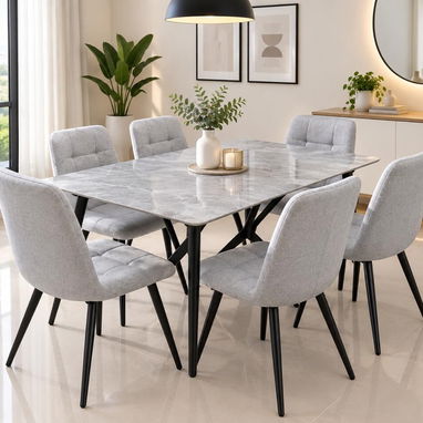 Juegos de comedor importados, modernos. Para varios comensales - 4/5