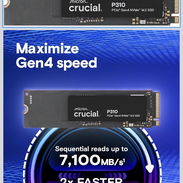 EN STOCK!!_SSD ULTRA M.2 2280 CRUCIAL P310 DE 500GB|SPEED 6600MB/s|PCle Gen4|SELLADOS(52971024) - Img 45929747