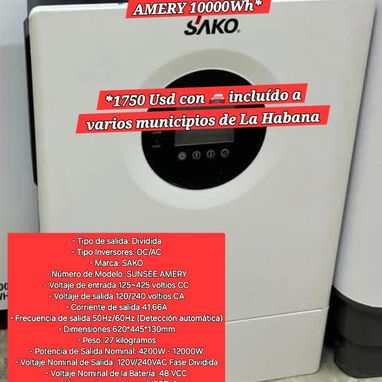 Inversores, Plantas y estaciones de energia - 5/10