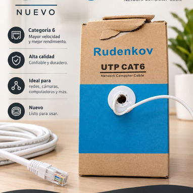 Punta o Conectores RJ45 Cable de Red Categoría 6 venta x metros - 4/4