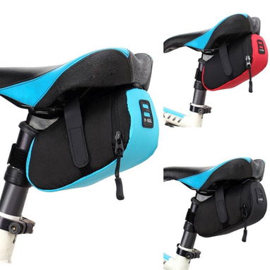 🔲​ BOLSO TRASERO PARA BICICLETA 🔲​ VA AL SILLIN 🔲​ COLOR NEGRO ZIPPER 🔲​ 5.887.2360 - 2/3