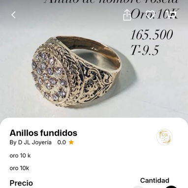 ANILLOS DE ORO 10K (100% ORIGINALES) - Img 126087464