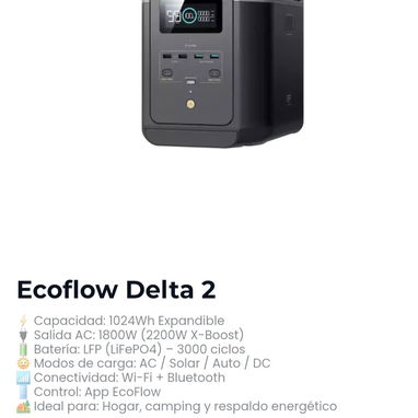Venta de Ecoflow - 4/7