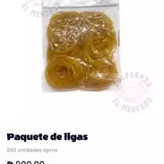 📦 Paquete de Ligas Elásticas - 260 Unidades Aprox - Multiusos Oficina/Hogar - 900 cup - Img 54312964