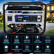 🔵⚡ ¡PLANTA ELÉCTRICA KENA 6500W POR SOLO $1000 USD! ⚡🔵 ADABTABLE A GAS DE LA CALLE - Img 57444205