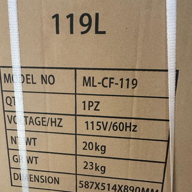 NEVERA (FREEZER) MILEXUS 4.2 PIES.FACTURA, GARANTÍA Y TRANSPORTE GRATIS.Tiene cerradura con llave.Nueva en Caja. - 2/2