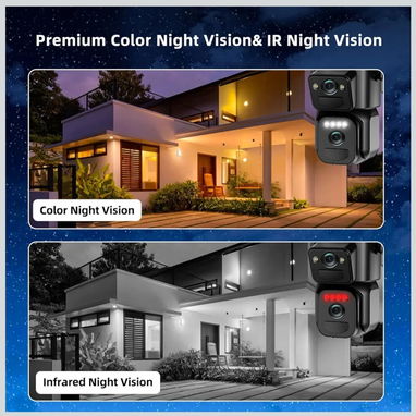 Cámara de seguridad Solar Wifi 2 lentes 8 Mpx - Img 127723352