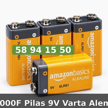 Pilas 9V Varta Alemanas - 2/3