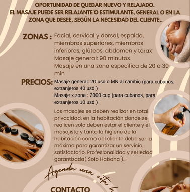 Masajes relajantes, terapéuticos y drenaje linfático, a domicilio - Img 83734513
