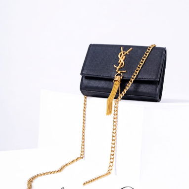 Bolsos YSL Clutch Blanco Negro Set Chevron – ¡Oferta Especial! – ¡Mejores precios y calidad conmigo! - 3/4
