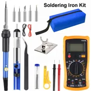 Kit de soldador eléctrico de 60 W con multímetro digital | videojuegoshabana.com - Img 55537144