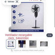 Ventilador recargable EKO - Img 57253791