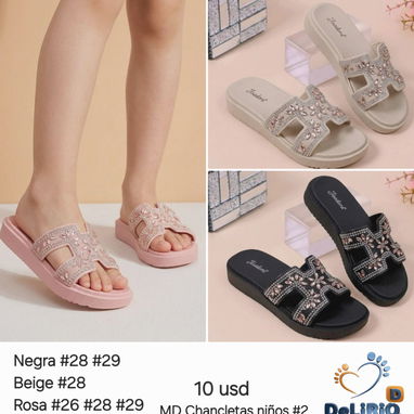 Chancletas Engomadas para niñas y niños - 3/6