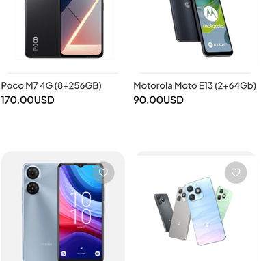 Celulares Xiaomi - iPhone - Motorola - Alcatel - iTel - Blu - honor- ZTE - 6/10