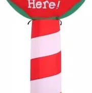 Inflable Santa STOP Here! 1.05m (NAVIDAD)  - Playa - Img 50816223