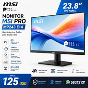 Monitor MSI MP243 E14 IPS 144Hz 23.8" DP/HDMI precio 125 usd - Img 56810280