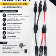 Conectores Mc4 tipo Y - Img 57355795