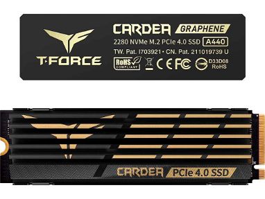 0km✅ SSD M.2 Team Group T-Force Gaming Cardea A440 2TB 📦 HeatSink, NVMe, PCIe 4, 7000mbs, 1400tbw ☎️56092006 - Img main-image