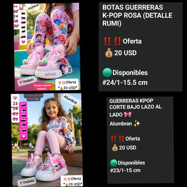 Tenis de niñas - 7/10