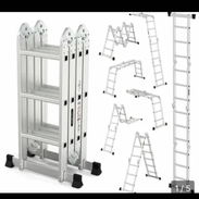 Escaleras multifunsionales de aluminio nuevas hasta 4 formas de uso - Img 58002000