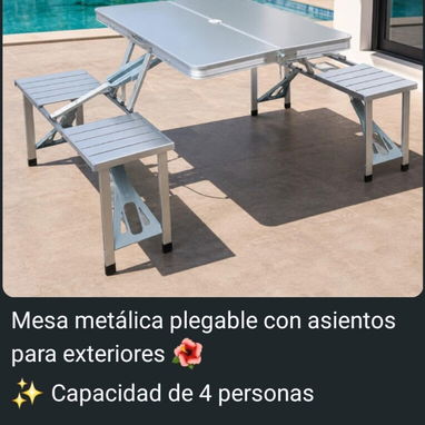 Juego de muebles para exteriores (mesas, sillón, columpio, sillas, sombrillas y toldos) varios modelos - 2/9