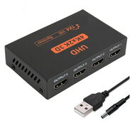 ⭕️ Splitter HDMI 4K de 4 Salidas NUEVO ✅ Divisor HDMI SUPER CALIDAD Alimentación Externa + Cable Incluido - Img 45027984