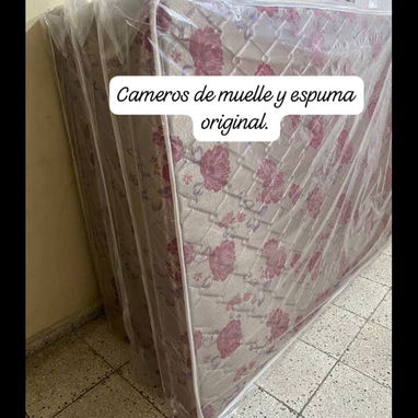 Camas tapizadas, muebles , bases , colchones - 2/10