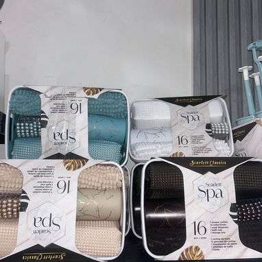 Set para baño  Trae cortina  Alfombra  Dispensador  Cesta Cotorro 5 1959367 - 2/2