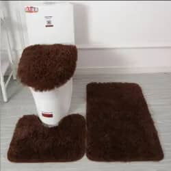 Juego de 3 alfombras para baño 16 usd - Img 116847125