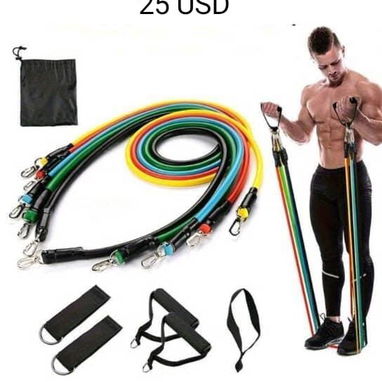 Suizas para Gym gimnacio / set de 11 piezas y bandas elàsticas - Img 124303984