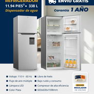 🚧 REFRIGERADOR MARCA EKO 11.94 PIES 338L GARANTÍA 1 AÑO ENVÍO GRATIS REGULADOR DE VOLTAJE DE REGALO 🎁 🚧 - Img 57241915