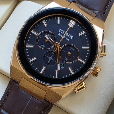 CA4583-01E citizen eco drive manilla de cuero estilo moderno y tecnología - 3/3