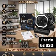 Ventilador recargable F6 - Img 56574784