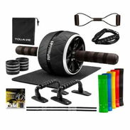 Kit Abdominal Multifuncional con Banda Tipo 8, Kit Core con Ab Roller y Bandas de Resistencia . - Img 56873557