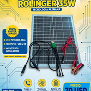🌞 PANEL SOLAR PORTÁTIL ROLINGER 35W - TECNOLOGÍA ALEMANA 🌞 - Img 57562757