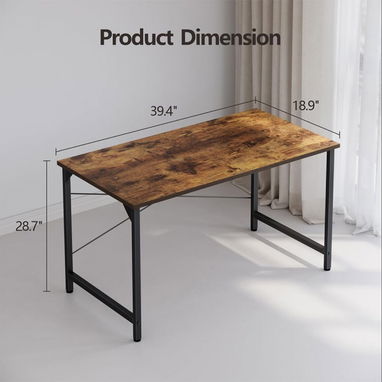 Escritorio para computadora de 40 pulgadas, mesa de estudio para oficina en casa - CubiCubi 🔶 $115 - 2/4
