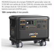 Estación de energía Pecron 7200w - Img 56290227