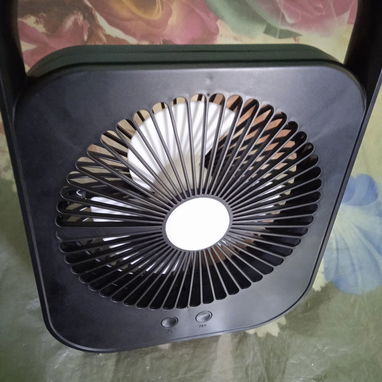 LINTERNA LED + VENTILADOR RECARGABLE - Img 122000278
