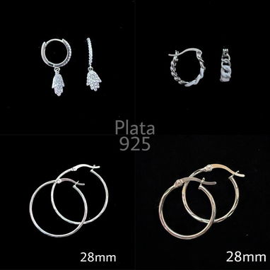 Argollas de Plata 925 - Img 114173010