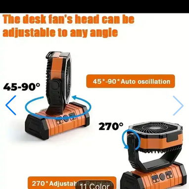 Ventilador recargable F6 - 3/3