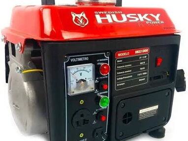 Generador electrico portátil Swedish Husky Power HKG1000 900W 110V nuevo sellado en caja 5-402-2401 - Img main-image