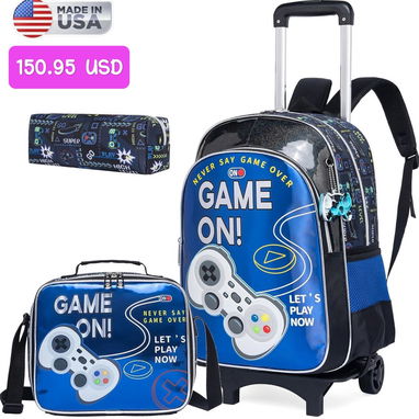 Sets de mochilas de rueditas, lonchera y cartuchera - 2/8